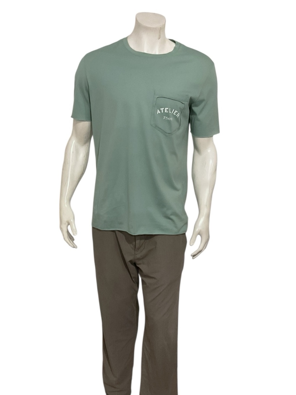 Maison Margiela Men’s Sage Green Atelier T Shirt